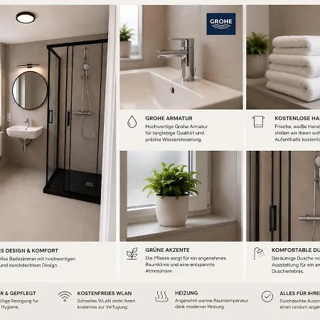 Modernes - Bis 4 Personen - Kueche & Wlan - W4